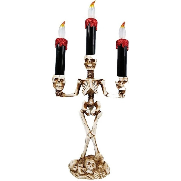 Halloween Decoration Skull Candle Led Light